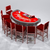 Revit Family-Blackjack Table