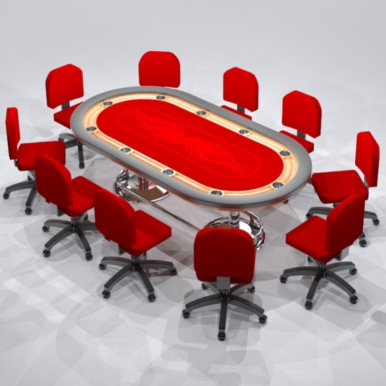 Revit Family-Poker Table-2